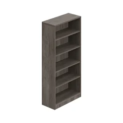 Bookcases*Offices to go 4-Shelf 71"H Bookcase, (TDSL71BCAGL) Artisan Gray