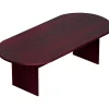 Conference Room Tables*Offices to go Superior Laminate 95"L Racetrack Conference Table, American Mahogany (SL9544RS-AML)