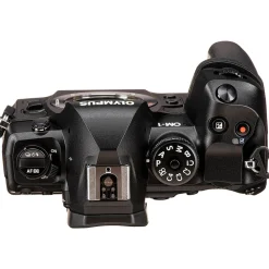 Olympus OM SYSTEM OM-1 20.4 Megapixel Mirrorless Camera Body Only, Black (V210010BU000)