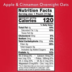 Once Upon a Farm Apple Cinnamon Overnight Oats, 4 oz., 8/Box