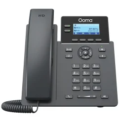 Ooma 2-Line VOIP Phone with Digital Answering, Black (2602)