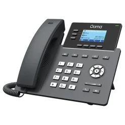 Ooma 3-Line VOIP Phone with Digital Answering, Black (2603)