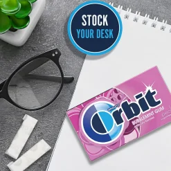 Orbit Sugar Free Gum, Bubblemint, 12/Box (WMW21489)