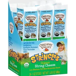 Organic Valley Mozzarella String Cheese, 24/Each (307-00328)