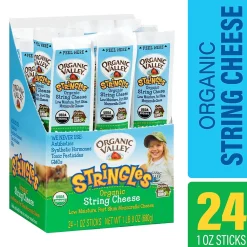Organic Valley Mozzarella String Cheese, 24/Each (307-00328)