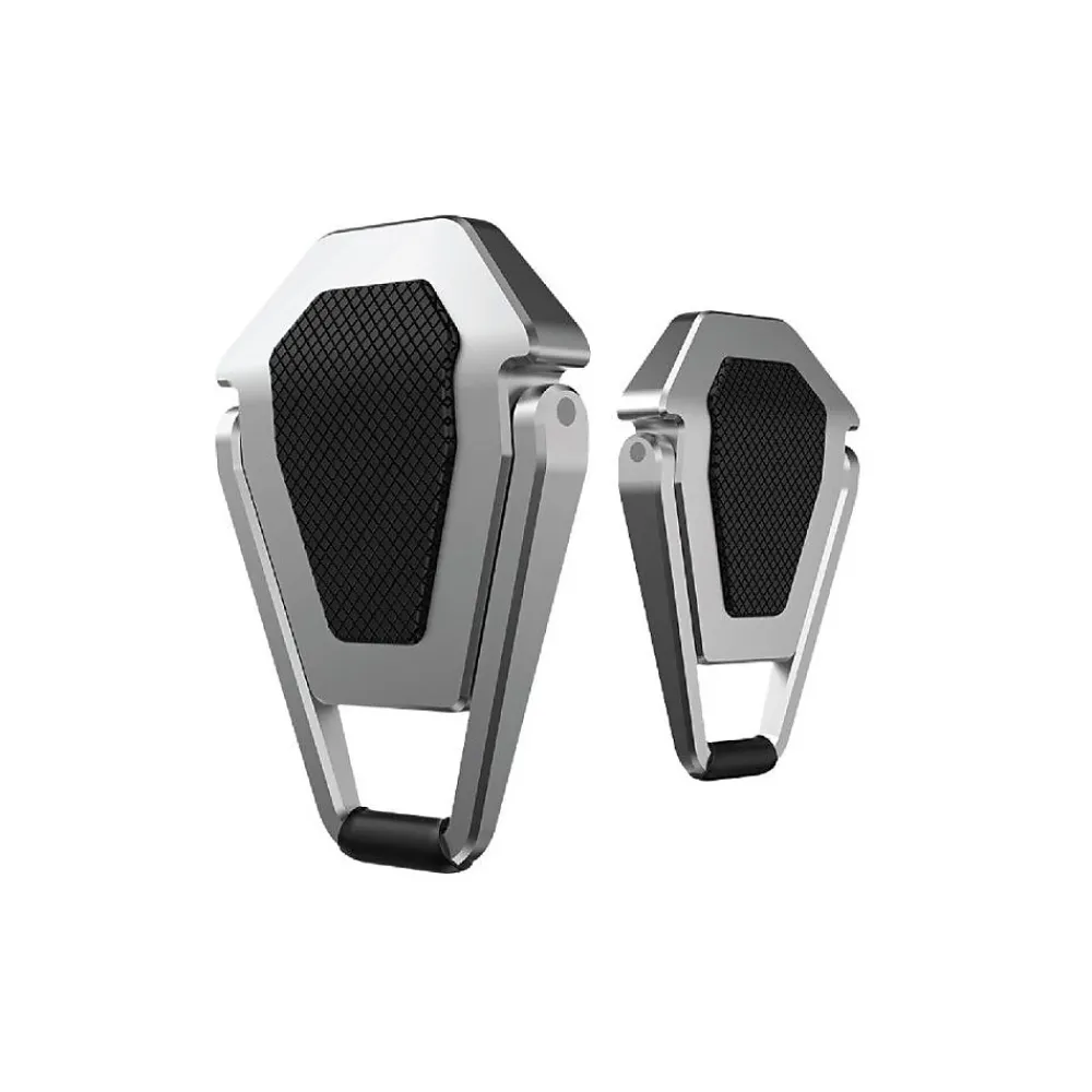 2.77" x 0.6" Aluminum Laptop Kickstand, Silver/Black (OB-A2F)<OTM Essentials Outlet