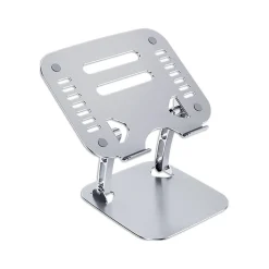 10.62" x 9" Aluminum Laptop Riser Stand, Silver, 5/Pack (OB-A2A-5PK)<OTM Essentials New