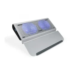 Aluminum Large Laptop Riser Stand for 12"-15" Laptops, 15.5" x 11.5", Gray (OB-A2C)<OTM Essentials Outlet