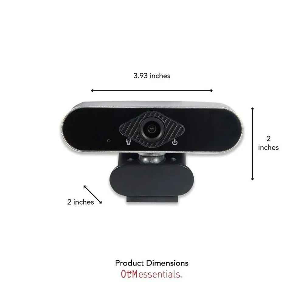 OTM Essentials HD Elite 2 Megapixels Portable Webcam, Black (OB-AJK)