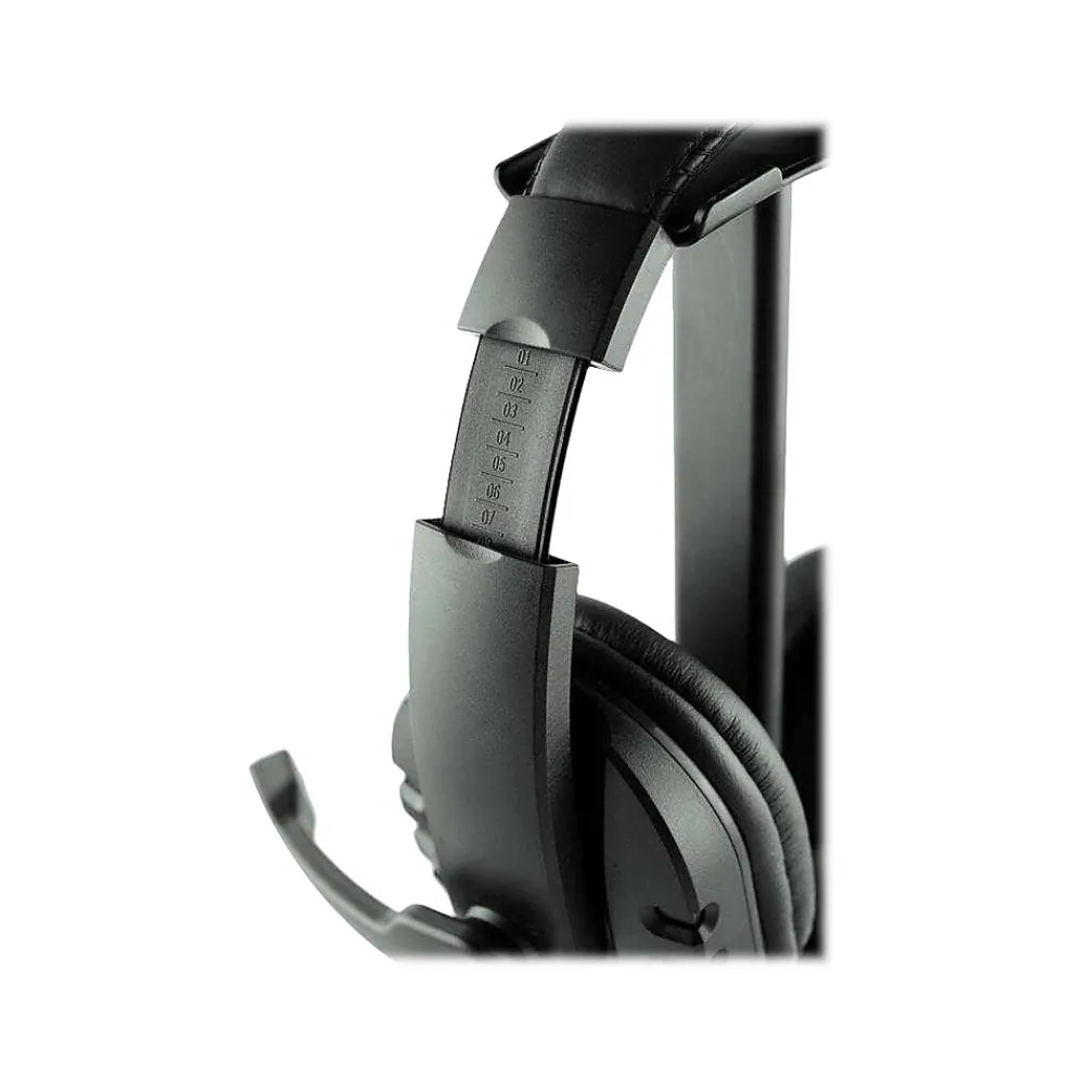 Online OTM Essentials Stereo Computer Headset, Over-the-Head, Black (OB-AOK)