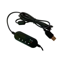 Online OTM Essentials Stereo Computer Headset, Over-the-Head, Black (OB-AOK)