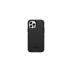 OtterBox Commuter Series Black Cover Case for iPhone 12/12 Pro, Shock Absorbing, Black (77-65405)