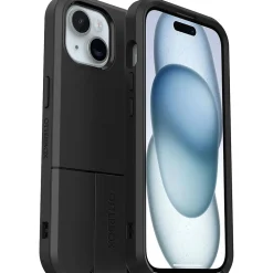 OtterBox uniVERSE rugged Case for iPhone 15, Shock Absorbing, Black (77-92676)