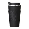 Stainless Steel Double-Walled Vacuum Insulated Coffee Cup, 17.2 oz., Black (OUTD9447)<Outdoors Professional Outlet