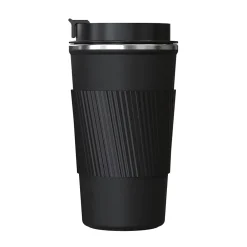 Stainless Steel Double-Walled Vacuum Insulated Coffee Cup, 17.2 oz., Black (OUTD9447)<Outdoors Professional Outlet
