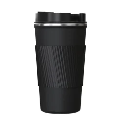 Stainless Steel Double-Walled Vacuum Insulated Coffee Cup, 17.2 oz., Black (OUTD9447)<Outdoors Professional Outlet