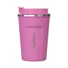 Stainless Steel Double-Walled Vacuum Insulated Coffee Cup, 12.8 oz., Pink (OUTD9430)<Outdoors Professional New