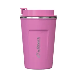 Stainless Steel Double-Walled Vacuum Insulated Coffee Cup, 12.8 oz., Pink (OUTD9430)<Outdoors Professional New