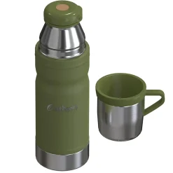 Outdoors Professional Stainless Steel Vacuum Insulated Termo Go Water Bottle, 25.3 oz., Green (OUTD9331)