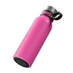 Outdoors Professional Stainless Steel Double-Walled Vacuum-Insulated Travel Bottle, 20 oz., Pink (OUTD9270)