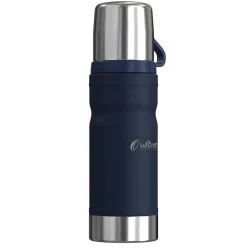 Outdoors Professional Stainless Steel Vacuum Insulated Termo Go Water Bottle, 25.3 oz., Blue (OUTD9348)