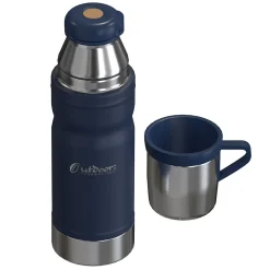 Outdoors Professional Stainless Steel Vacuum Insulated Termo Go Water Bottle, 25.3 oz., Blue (OUTD9348)