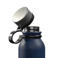 Outdoors Professional Stainless Steel Double-Walled Vacuum-Insulated Travel Bottle, 20 oz., Navy Blue (OUTD9263)