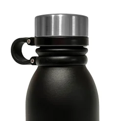 Outdoors Professional Stainless Steel Double-Walled Vacuum-Insulated Travel Bottle, 20 oz., Black (OUTD3675)