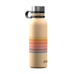Outdoors Professional Stainless Steel Double-Walled Vacuum-Insulated Travel Bottle, 20 oz., Retro (OUTD9287)