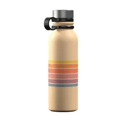 Outdoors Professional Stainless Steel Double-Walled Vacuum-Insulated Travel Bottle, 20 oz., Retro (OUTD9287)