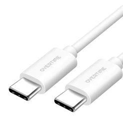 USBC Certified Charging Cables USB-C to USB-C Charging Cable, 6 ft., White, 3/Pack (MFIBLACK10FT)<Overtime Clearance