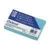 Index Cards*Oxford 3" x 5" Index Cards, Lined Blue, 100/Pack (OXF 7321 BLU)