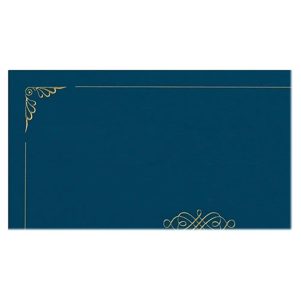 Awards & Certificates*Oxford Certificate Holders, 11.25" x 8.75", Dark Blue, 5/Pack (29900235BGD)