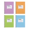 Subject Notebooks|Oxford Composition Notebooks, 7.5" x 9.75", Wide Ruled, 80 Sheets, Assorted Colors, 4/Pack (64946)