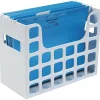 Hanging File Folders|Oxford Decoflex Hanging File Folder Box, Plastic, Granite, 9 1/2"H x 12 3/16"W x 6"D (ESS23054)