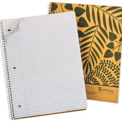 Subject Notebooks|Oxford Earthwise 1-Subject Notebooks, 8.5" x 11", College Ruled, 80 Sheets, Kraft (25-480R)