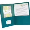Pocket Folders|Oxford ® 2-Pocket Portfolio Folder, Blue, 10/Pack (00571)