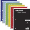 Subject Notebooks|Oxford 1-Subject Notebooks, 8" x 10.5", College Ruled, 70 Sheets, Each (65022)