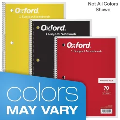 Subject Notebooks|Oxford 1-Subject Notebooks, 8