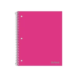 Subject Notebooks|Oxford 1-Subject Notebooks, 8.5" x 11", College Ruled, 100 Sheets, Assorted Colors (10590)