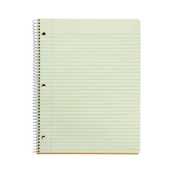 Notebooks|Oxford 1-Subject Professional Notebooks, 8.5" x 11", College Ruled, 80 Sheets, Brown (25-404R)