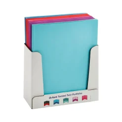 Pocket Folders|Oxford Twisted 2 Pocket Portfolio Folders, Assorted Colors (OXF 52074)