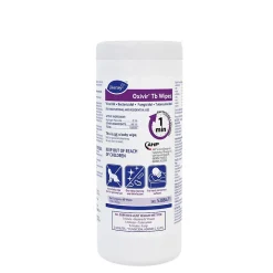 Disinfecting Wipes, 60 Wipes/Container, 12/Carton (5388471)<Oxivir Clearance