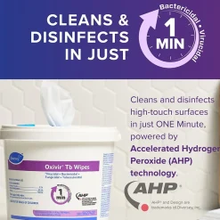 Disinfecting Wipes, 160 Wipes/Container, 4/Carton (5627427)<Oxivir Discount