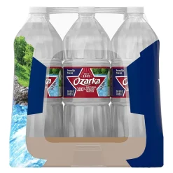 Ozarka 100% Natural Spring Water, Regular Flavor, 33.8 oz. Plastic Bottles, 15/Carton (11475188)
