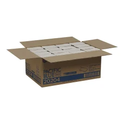 Pacific Blue Basic Multifold Paper Towels, 1-ply, 250 Sheets/Pack, 16 Packs/Carton (20204)