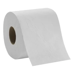 Recycled Toilet Paper, 1-Ply, White, 1210 Sheets/Roll, 80 Rolls/Carton (1458001/14500)<Pacific Blue Basic Clearance
