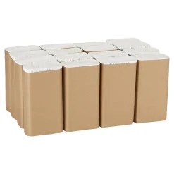 Pacific Blue Basic Recycled Multifold Paper Towel, 1-Ply, White, 250 Sheets/Pack, 16 Packs/Carton (24590)