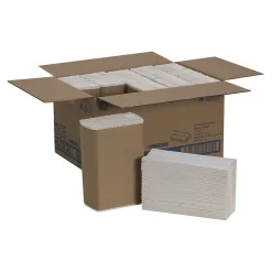 Pacific Blue Basic Recycled C-Fold Paper Towels, 1-ply, 240 Sheets/Pack, 10 Packs/Carton (25190)