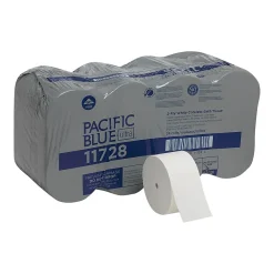 Pacific Blue Recycled Ultra Coreless Toilet Paper, 2-Ply, White, 1700 Sheets/Roll, 24 Rolls/Carton (11728)<Pacific Blue Ultra Outlet